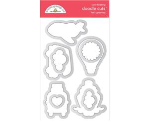 Doodlebug Doodle Cuts Dies - Lets Getaway I Heart Travel