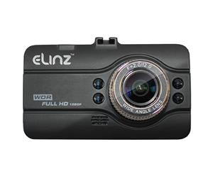 Elinz Dash Cam DVR Car Video Camera Recorder FHD 170 Night Vision Crash 1296P 3.0 LCD