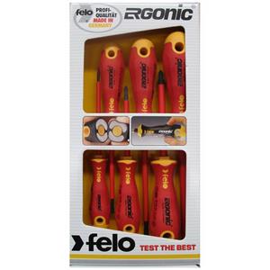 Felo Ergonic VDE 1000V Screwdriver Set