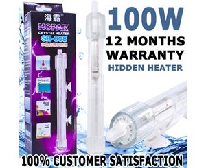 Hopar Submersible Aquarium Fish Crystal Water Shatter Proof Hidden Heater 100W