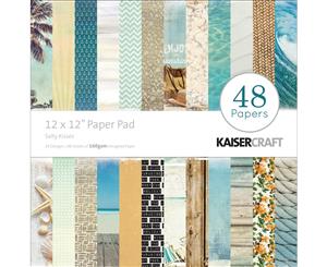 Kaisercraft Paper Pad 12&quotX12" 48/Pkg-Sandy Toes Salty Kisses