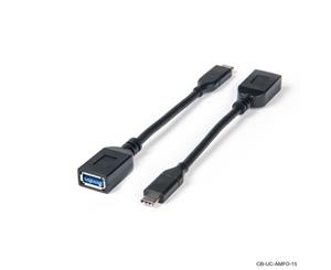 Laser 15cm USB 3.1 USB-C to USB A OTG Adapter Male to Female