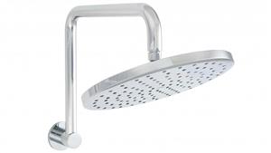 Linsol Corsica Round Shower Head and Arm