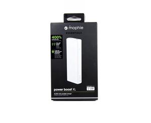 Mophie PowerBoost XL 10400mAh Power Bank - White