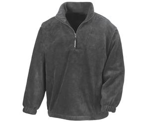 Result Unlined Active 1/4 Zip Anti-Pilling Fleece Top (Oxford Grey) - BC920