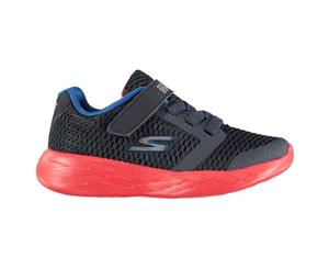 Skechers Infant GoRun 600 Trainers Shoes Sneakers - Navy/Red