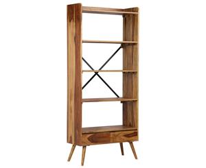 Solid Sheesham Wood Bookshelf Storage Cabinet Shelf Home Organiser