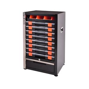 Tactix Heavy Duty Utility Cabinet With 8 Removable Organisers