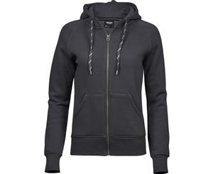 Tee Jays Womens/Ladies Fashion Zip Hoodie (Dark Grey) - PC3547