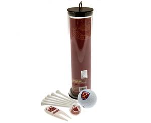 West Ham United Fc Golf Gift Tube (Burgundy) - TA2764