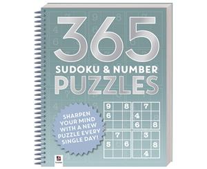 365 Puzzles Sudoku & Number Puzzles Activity Book