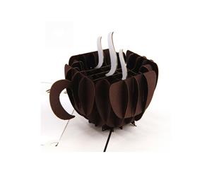 3d Pop Up Coffee Cup Greeting Card