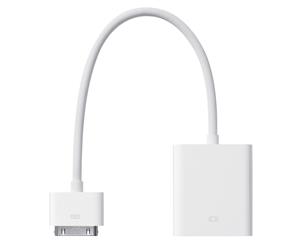 Apple 30 Pin Dock Connector to VGA Adapter MC552ZM/B