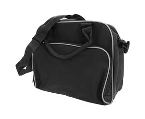 Bagbase Compact Junior Dance Messenger Bag (15 Litres) (Pack Of 2) (Black/White) - BC4343