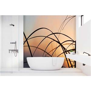 Bellessi 300 x 1200 x 4mm Motiv Polymer Bathroom Panel - Sunset Strands