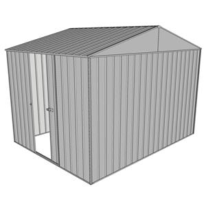 Build-a-Shed 3.0 x 2.3 x 2.3m Gable Single Sliding Side Door Shed - Zinc