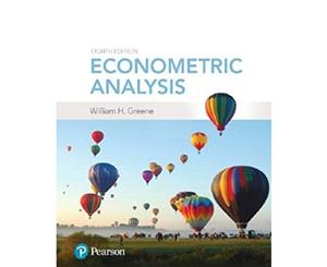 Econometric Analysis Global Edition  8th edition