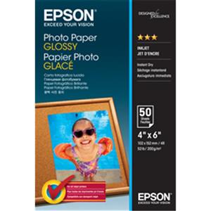 Epson 4" x 6" Photo Paper Glossy (50 Sheets)