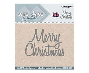 Find It Trading - Card Deco Dies Merry Christmas