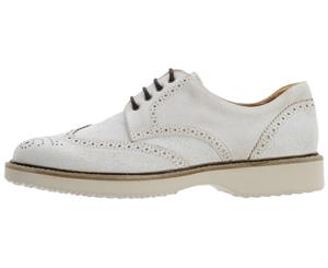 Hogan Men's Distressed Leather Brogue - White