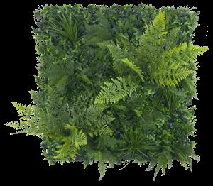 Jungle Fern Vertical Garden / Green Wall UV Resistant 1m x 1m