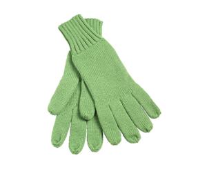 Myrtle Beach Adults Unisex Knitted Gloves (Green) - FU446