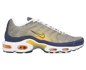 Nike Men's Air Max Plus OG Shoe - Steel/Spun Yellow-White-Black