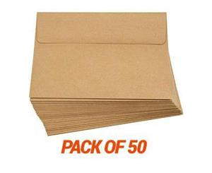 Poppy Crafts - 5X7 Kraft Envelopes - 5X7 Inches - 50 Pack