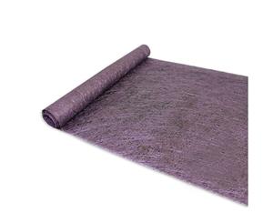 Purple - 5m Roll of Webbed Glass Paper for Florists Scrapbooking Card Making - Purple