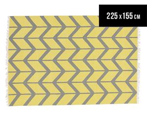 Rug Culture 225x155cm Provincial Lane Modern Rug - Carnac Yellow