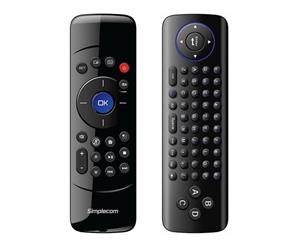 Simplecom RT200 Rechargeable 2.4G Wireless Remote Air Mouse and Keyboard Combo for PC Android TV Box