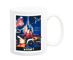 Tron Computer Graphics Movie Poster Mug - 11 Fluid Oz