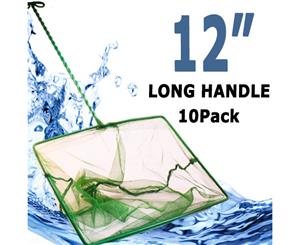 12" Aquarium Fish Net Fit For Tropical Coldwater Marine Tank Netting Scoop