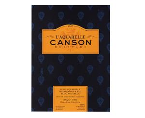 Canson Heritage Watercolour Pad - 12 Sheets - 300gsm - 9" x 12" (23 x 31cm) - NOT