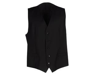 Dolce & Gabanna Men's Woolen Vest - Black