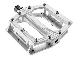 Giant Original MTB Pedals - Sport White Sealed Bearing Mountain Bike Pedals