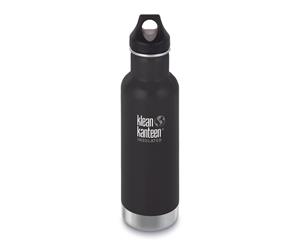 Insulated Drink Bottle Classic Loop Cap 20Oz (591Ml) - Shale Black