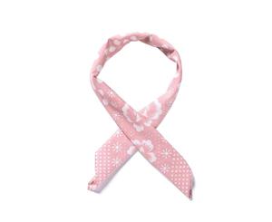 Intrigue Womens/Ladies Floral Dot Print Square Scarf (Pink) - JW928