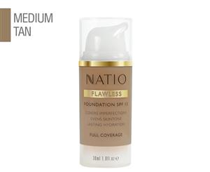 Natio Flawless Foundation 30mL - Medium Tan