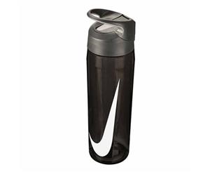 Nike 710ml Hypercharge Water Bottle Straw Hydration Sports Drink BPA Free BLK