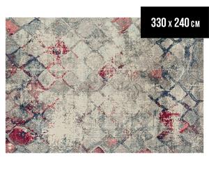 Rug Culture 330x240cm Crystal Maroc Transitional Rug - Pink