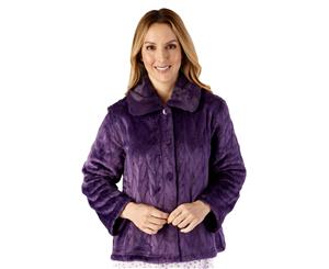 Slenderella BJ4335 Housecoats Bedjacket - Purple