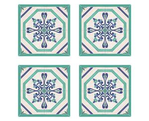 Telki Milano Coasters Packs 4Pcs 10X10Cm - Panarea F