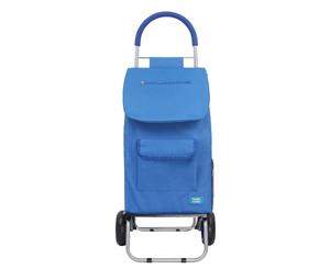 White Magic Handy Trolley with Seat Blue