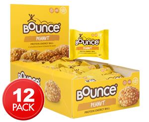 12 x Bounce Protein Energy Balls Peanut 49g