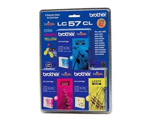 Brother LC-57 Colour Value Pack for DCP130/330C/7820N