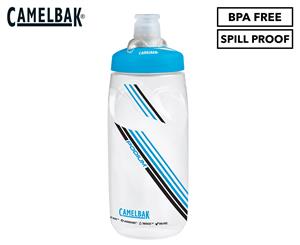 CamelBak 600mL Podium Drink Bottle - Clear/Blue