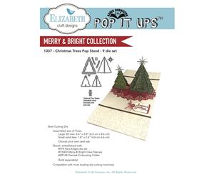 Elizabeth Craft Designs Dies Pop it Ups Christmas Trees Pop Stand