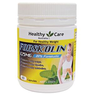 Healthy Care Forskolin 125mg 60 Capsules