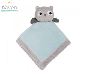 Little Haven Baby Treehouse Security Blanket Comforter - Grey/Aqua